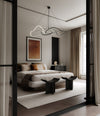 Tribal Vase, Medio by 101 Copenhagen in Sand in a styled interior – In Dubai by WSPR