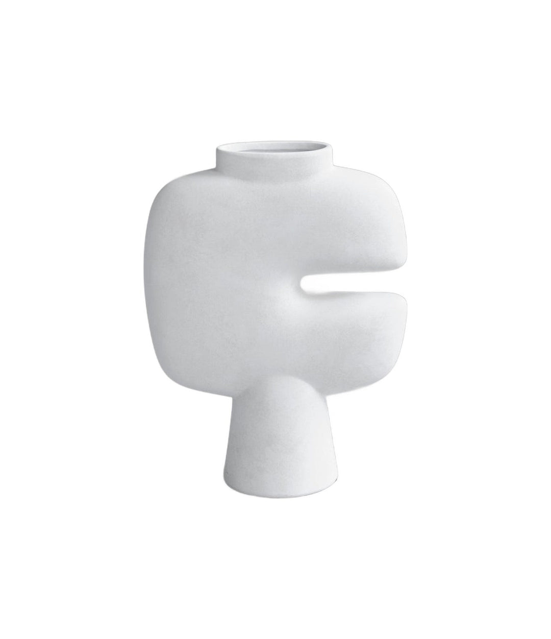 Tribal Vase, Medio by 101 Copenhagen in Bone White – In Dubai by WSPR