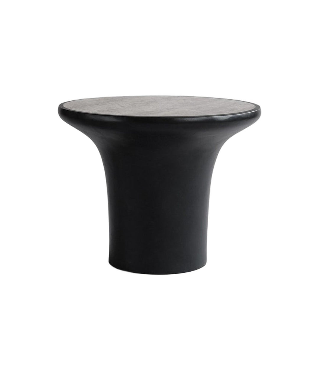 Trumpet Table, Low by 101 Copenhagen in Silver Travertine – In Dubai by WSPR