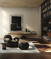 Trumpet Table, Low by 101 Copenhagen in Smoked Forest in a styled interior – In Dubai by WSPR