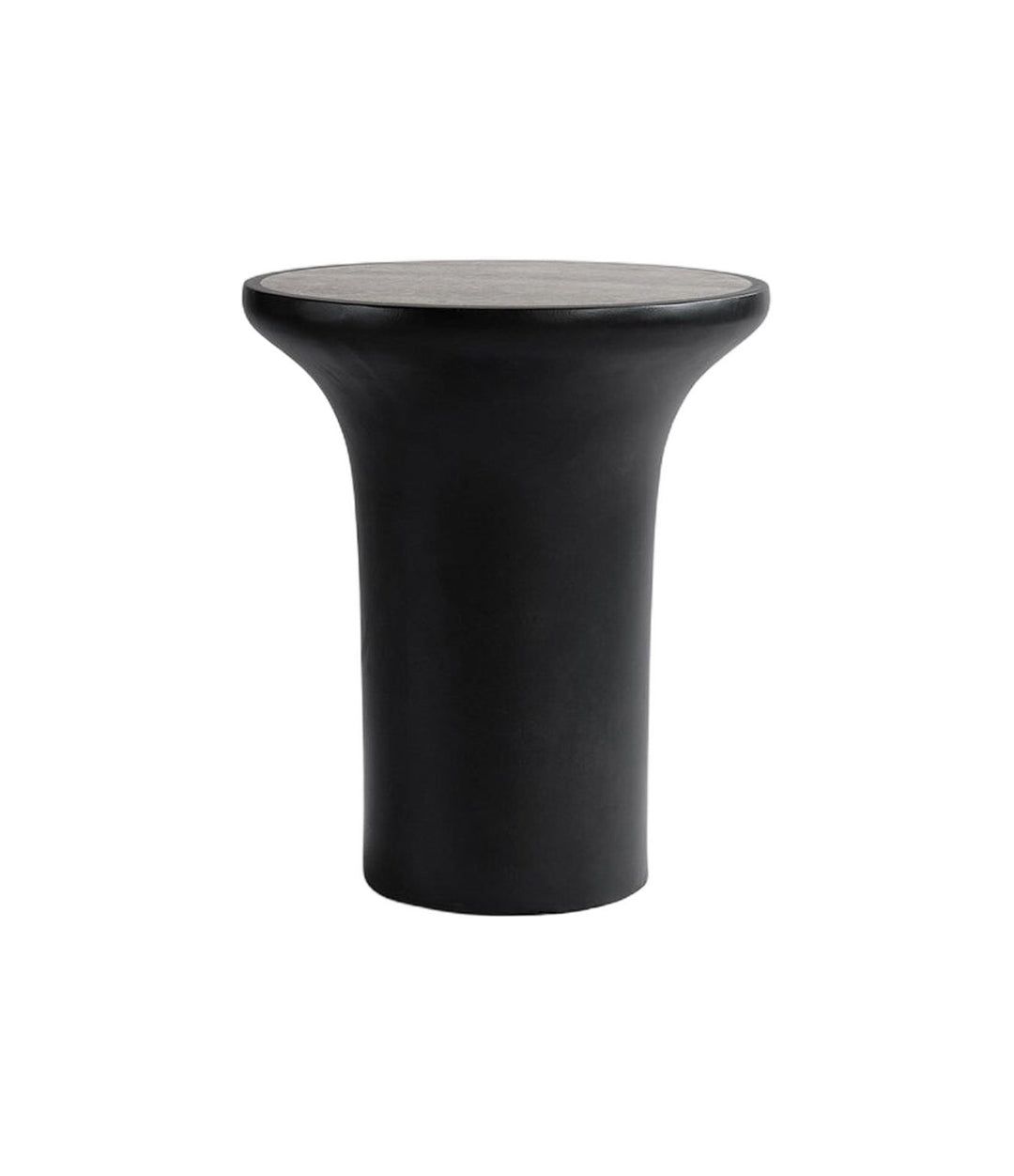 Trumpet Table, Tall by 101 Copenhagen in Silver Travertine – In Dubai by WSPR