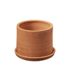 Vavavà Vase by Miniforms in Ø30 x 22 cm, terracotta with saucer – In Dubai by WSPR