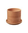 Vavavà Vase by Miniforms in Ø46 x 37 cm, terracotta with saucer – In Dubai by WSPR