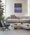 Vesta Modular Sofa by Sancal in cream in a gallery – In Dubai by WSPR