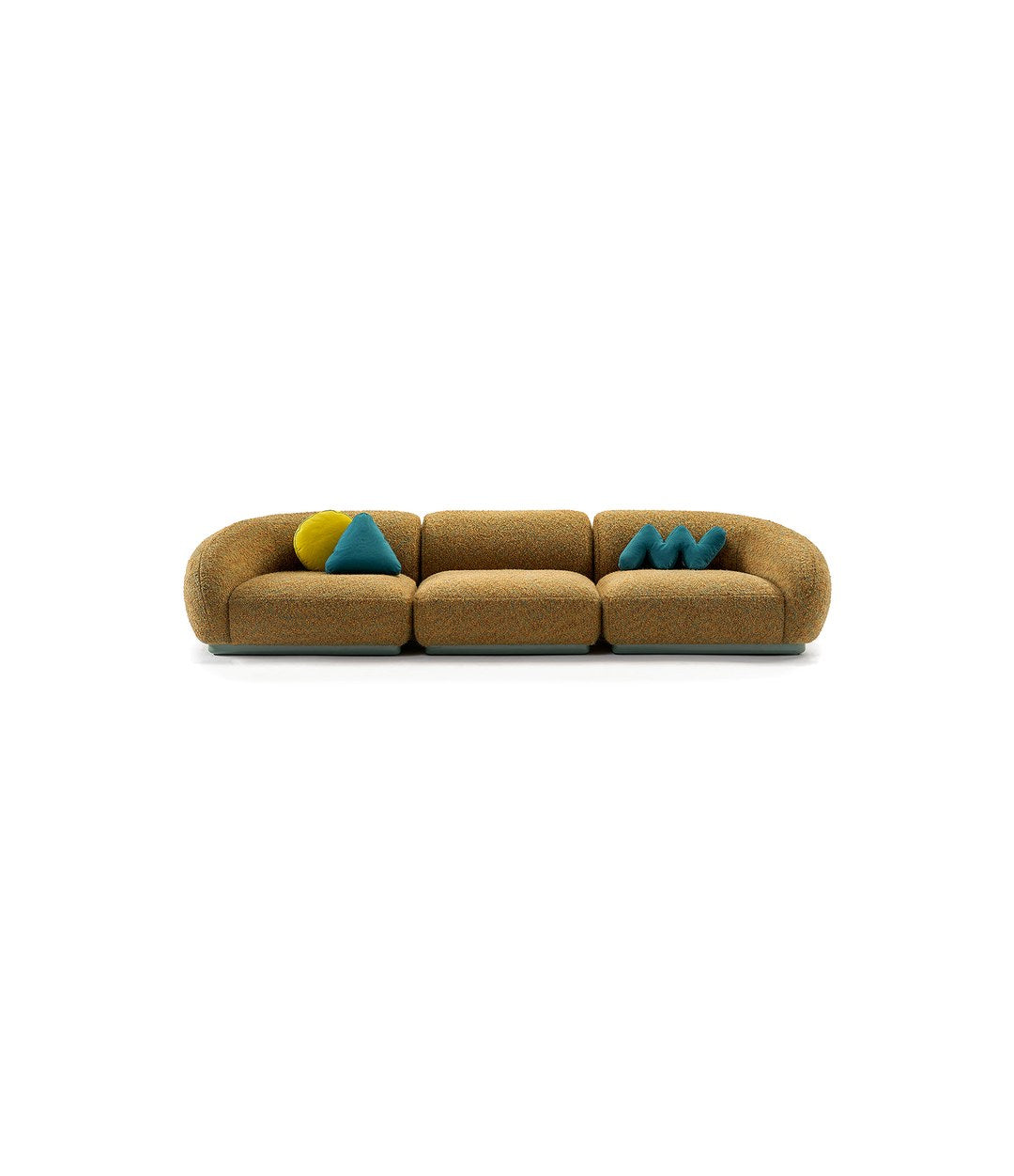 Vesta Modular Sofa by Sancal straight sofa in ochre – In Dubai by WSPR