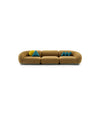 Vesta Modular Sofa by Sancal straight sofa in ochre – In Dubai by WSPR