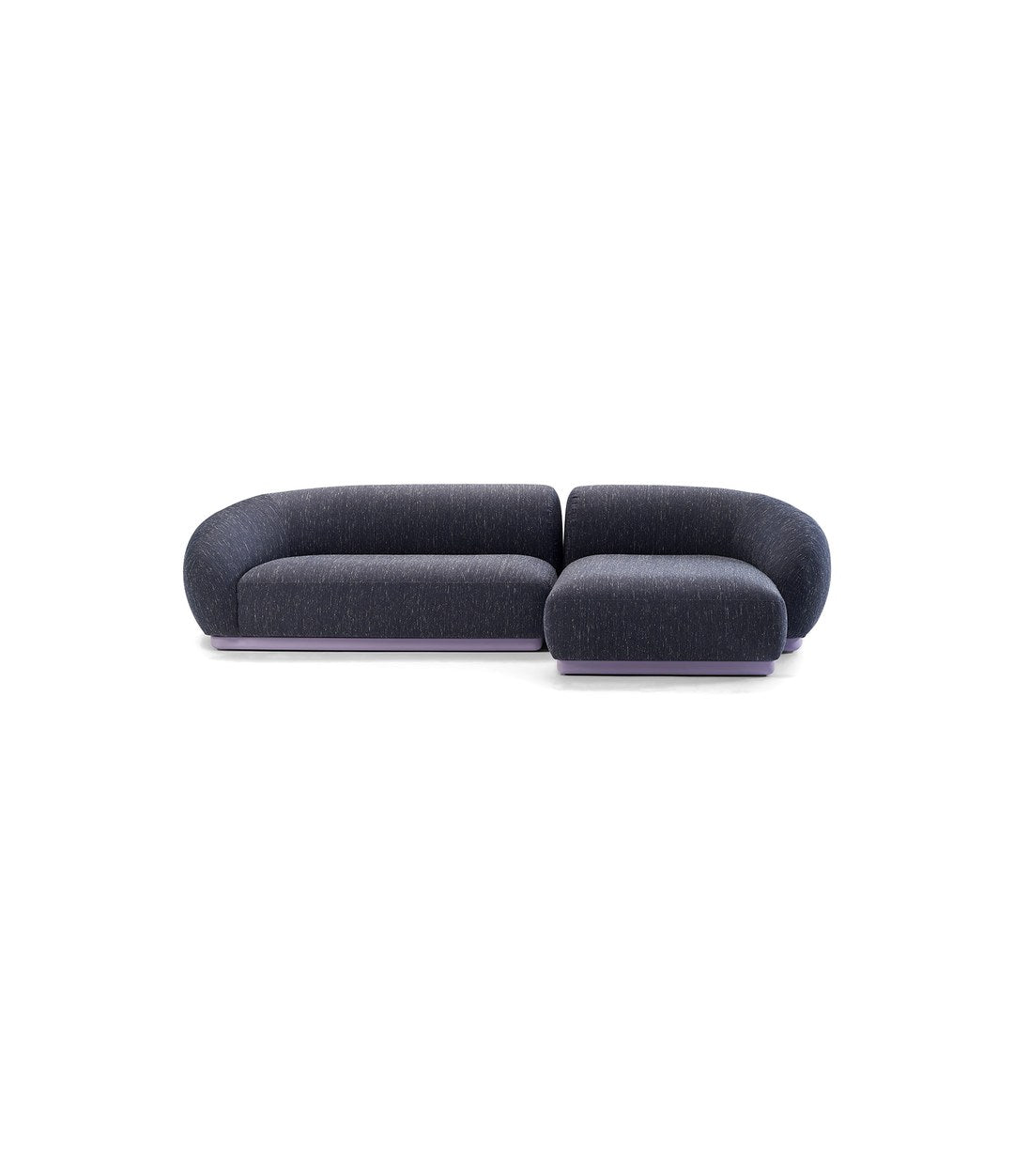 Vesta Modular Sofa by Sancal in charcoal, front view – In Dubai by WSPR