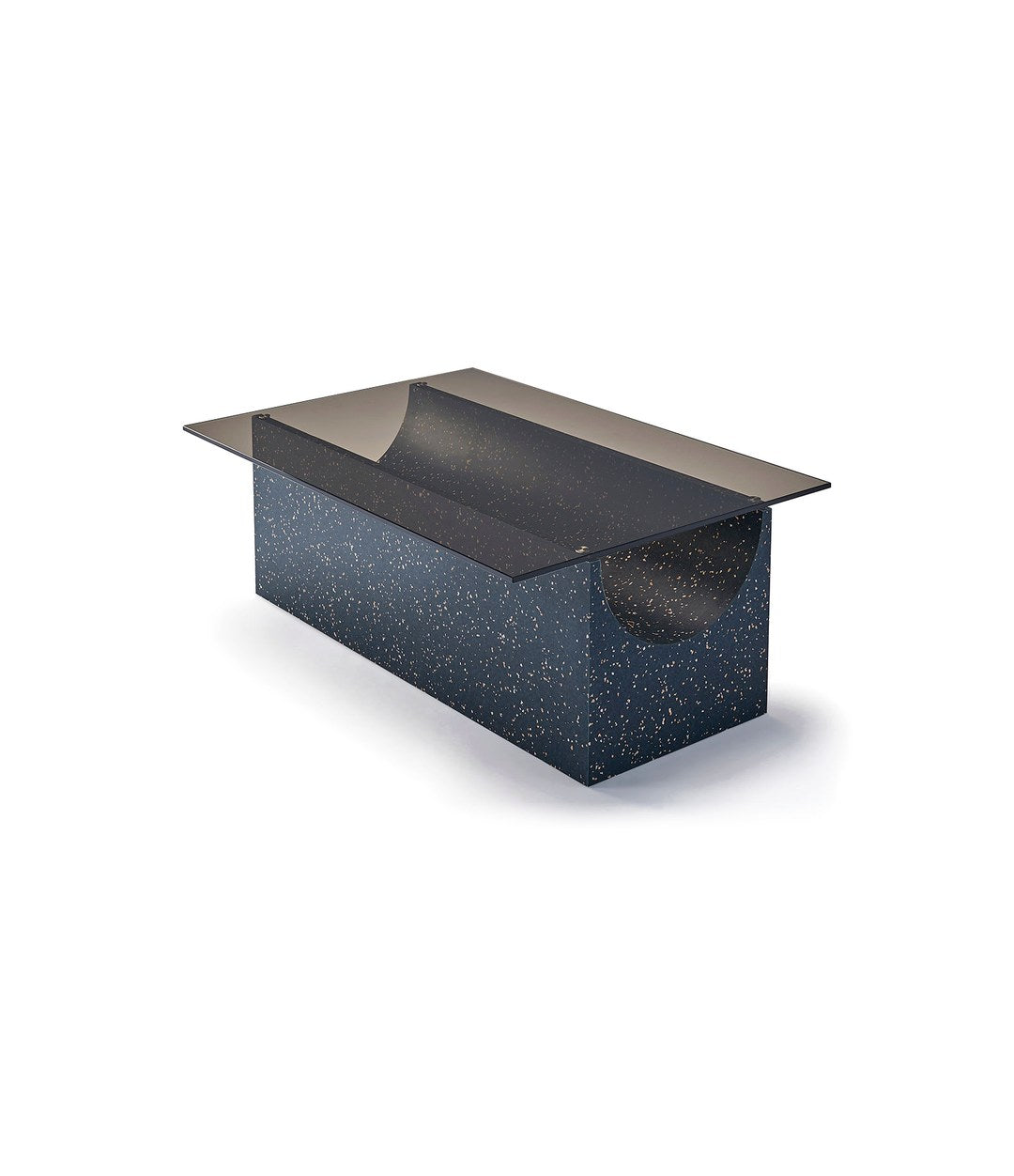 Vestige Coffee Table by Sancal with glass on an IQ Surface base – In Dubai by WSPR