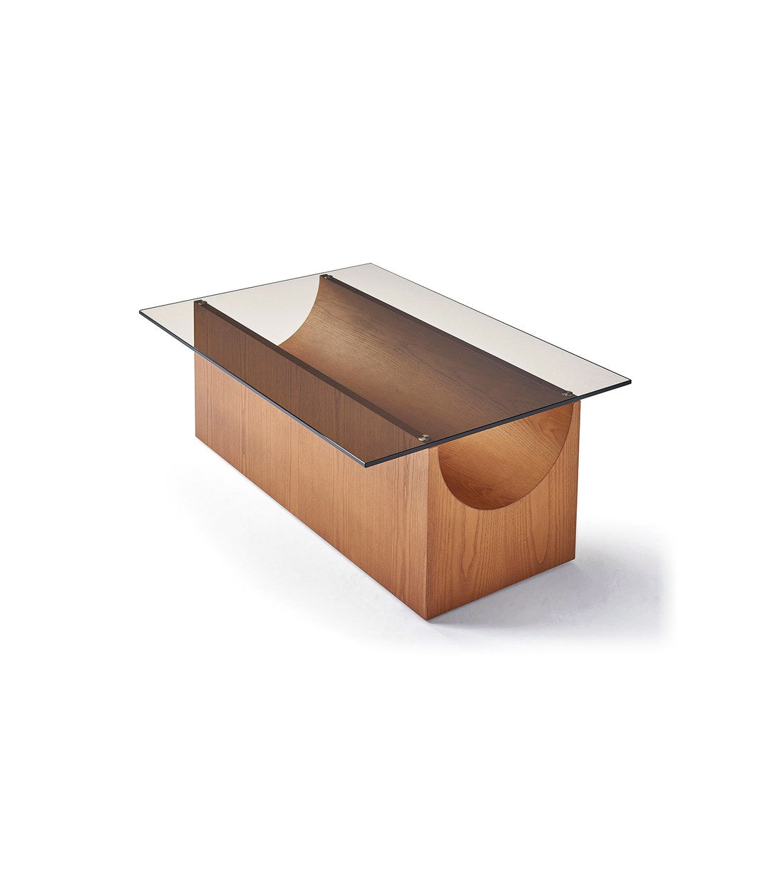 Vestige Coffee Table by Sancal with glass on an ash base – In Dubai by WSPR