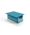 Vestige Coffee Table by Sancal in blue lacquer – In Dubai by WSPR