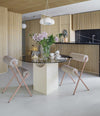 Vestige Dining Table by Sancal round in a kitchen – In Dubai by WSPR
