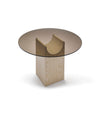Vestige Dining Table by Sancal round on an ash base – In Dubai by WSPR