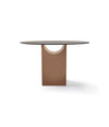Vestige Dining Table by Sancal round on a brown base – In Dubai by WSPR