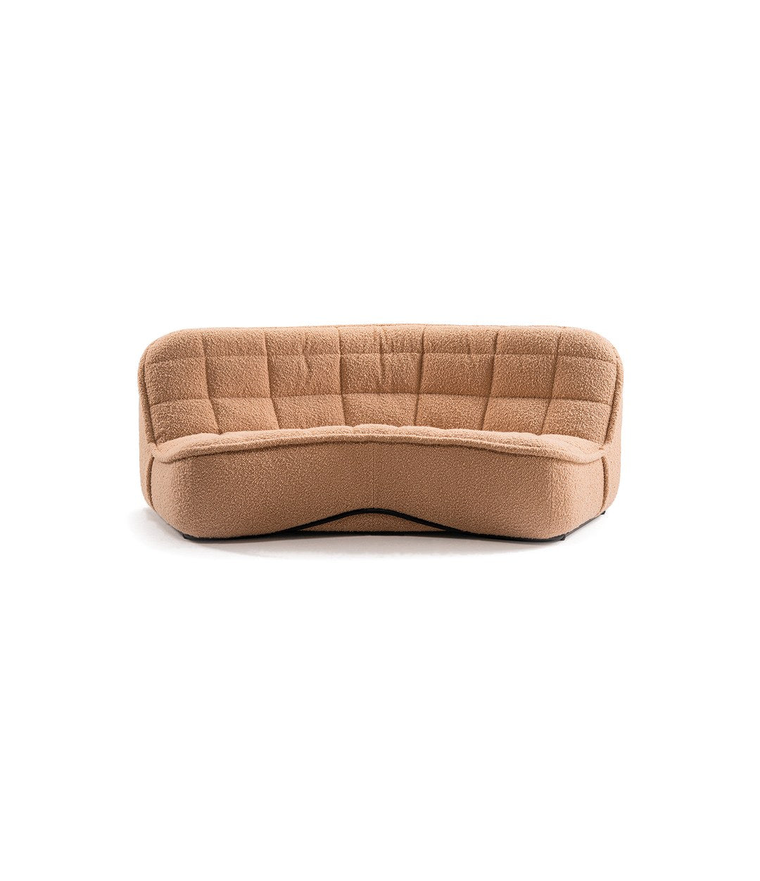 Vibe Sofa by Sancal curved sofa in beige bouclé – In Dubai by WSPR