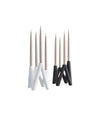 W Candle Holder by 101 Copenhagen in Bone White, view 3 – In Dubai by WSPR