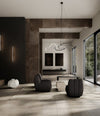 Wabi Vase, Big by 101 Copenhagen in Birch in a styled interior, view 2 – In Dubai by WSPR