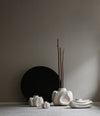 Wabi Vase, Big by 101 Copenhagen in Birch in a styled interior, view 3 – In Dubai by WSPR