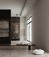 Wabi Vase, Mini by 101 Copenhagen in Birch in a styled interior – In Dubai by WSPR