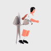 Wall Champions 1 Custom Coat Hook by RS Barcelona in Silver – view 2 – In Dubai by WSPR