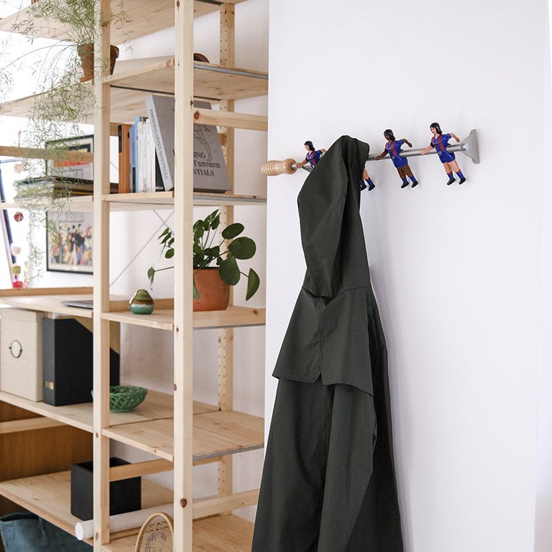 Wall Champions 4 Coat Rack by RS Barcelona in Azulgrana – view 2 – In Dubai by WSPR