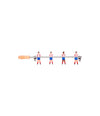 Wall Champions 4 Coat Rack Spanish League by RS Barcelona in Boy, Atlético – In Dubai by WSPR