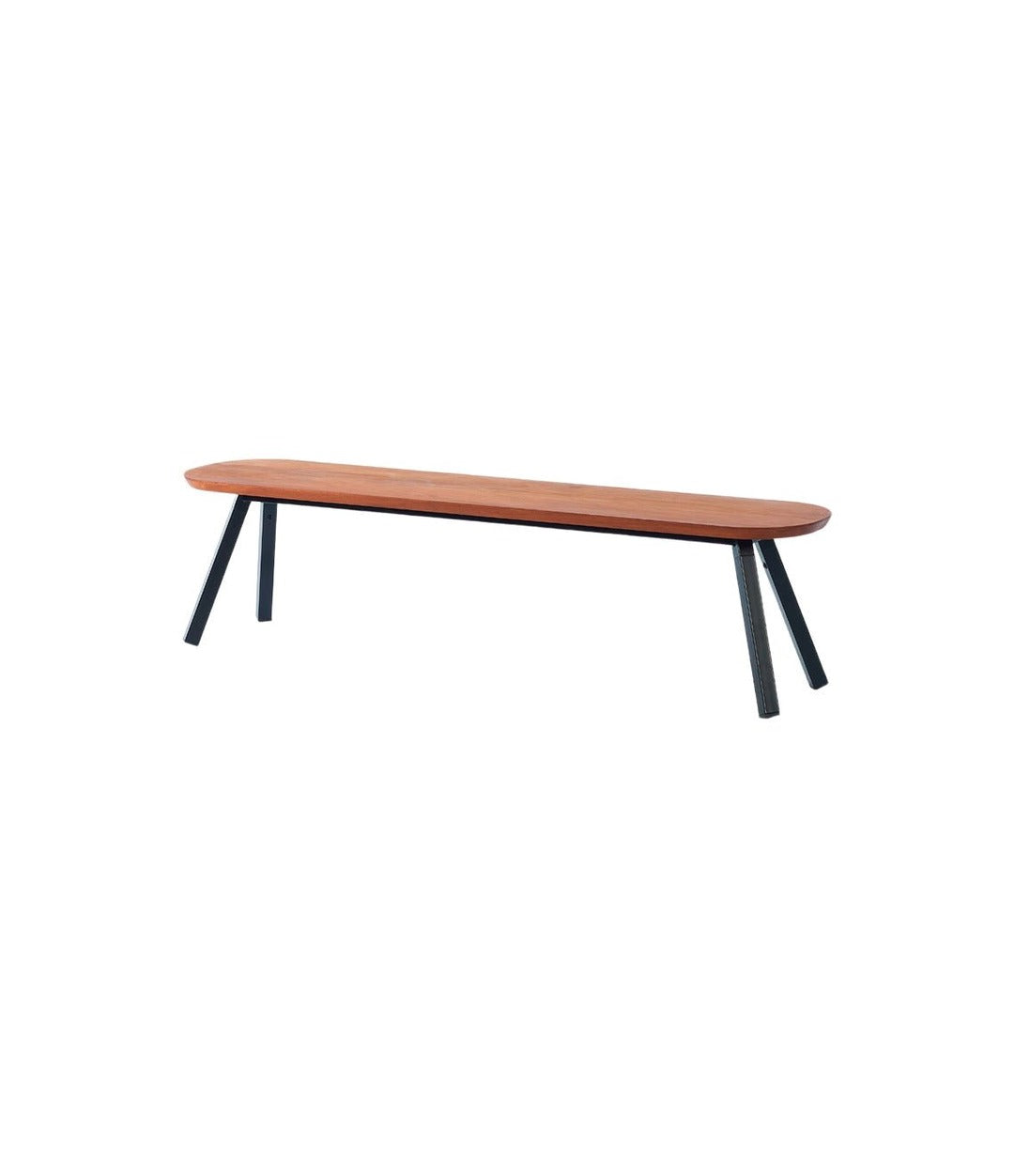 You and Me Bench by RS Barcelona in Iroko Black, Indoor & Outdoor – view 2 – In Dubai by WSPR