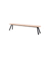 You and Me Bench by RS Barcelona in Oak Black, 220 cm, Indoor – In Dubai by WSPR