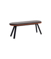 You and Me Bench with Cushion by RS Barcelona in Dark Taupe Outdoor, 120 cm, 120 cm – In Dubai by WSPR