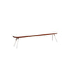 You and Me Bench with Cushion by RS Barcelona in White Outdoor – view 3 – In Dubai by WSPR