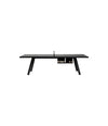 You and Me Monochrome Ping Pong Table 220 by RS Barcelona in Jet Black – view 3 – In Dubai by WSPR