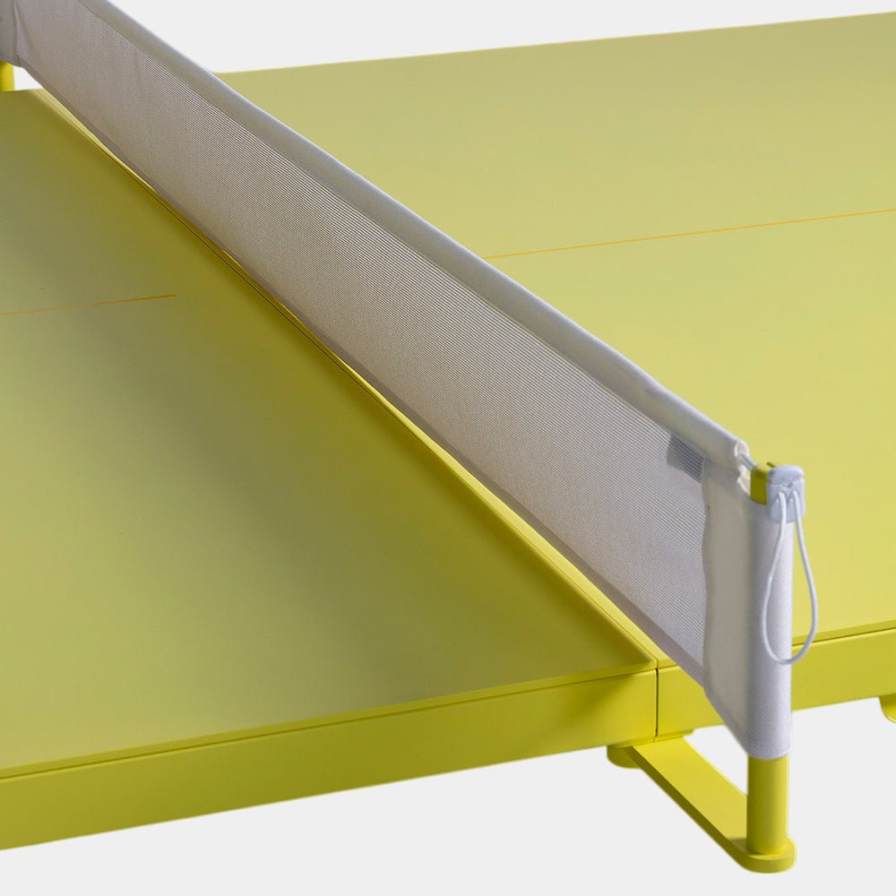 You and Me Monochrome Ping Pong Table Standard by RS Barcelona in Sulfur Yellow – view 2 – In Dubai by WSPR