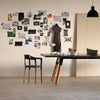 You and Me Ping Pong Table 220 by RS Barcelona in Black in a styled interior – In Dubai by WSPR