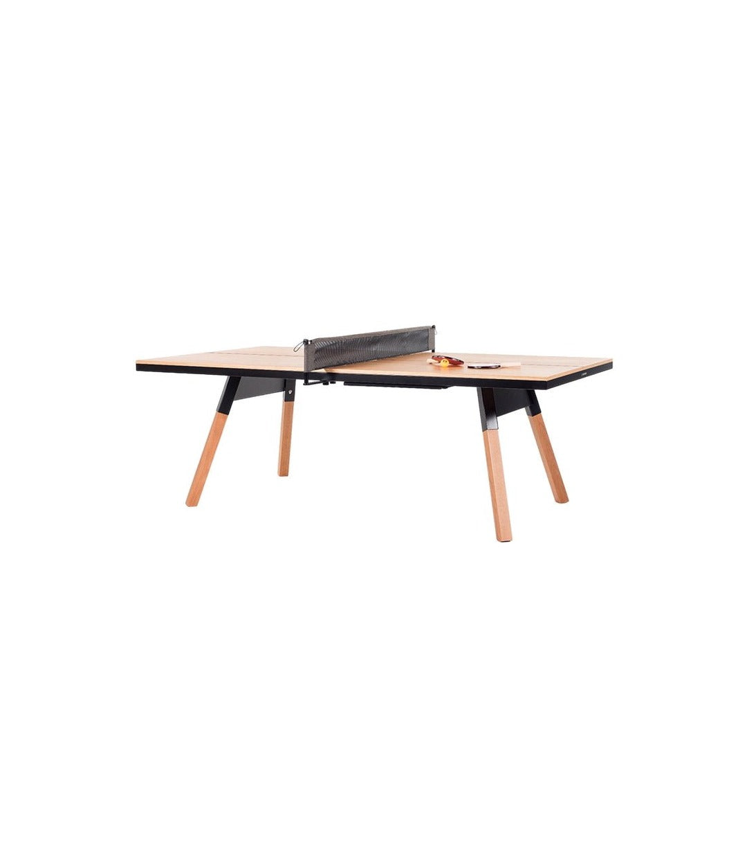 You and Me Ping Pong Table 220 by RS Barcelona in Indoor, Oak/Black – In Dubai by WSPR