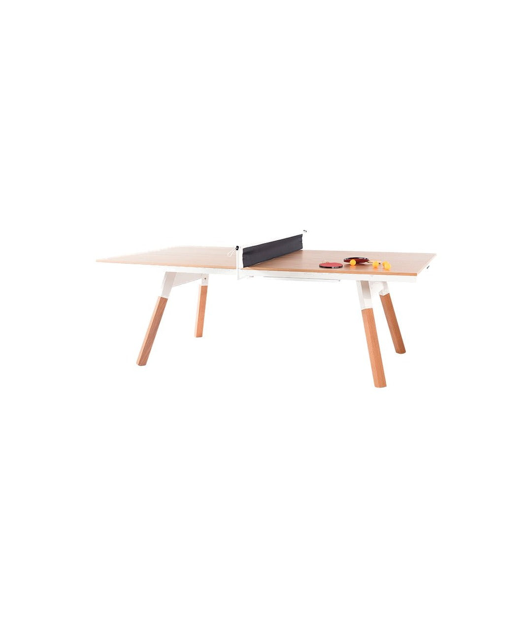 You and Me Ping Pong Table 220 by RS Barcelona in Indoor, Oak/White – In Dubai by WSPR
