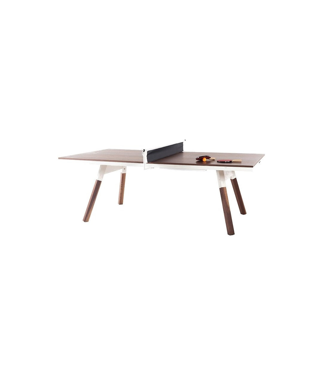 You and Me Ping Pong Table 220 by RS Barcelona in Indoor, Walnut/White – In Dubai by WSPR