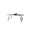 You and Me Ping Pong Table 220 by RS Barcelona in Indoor, Walnut/White – In Dubai by WSPR