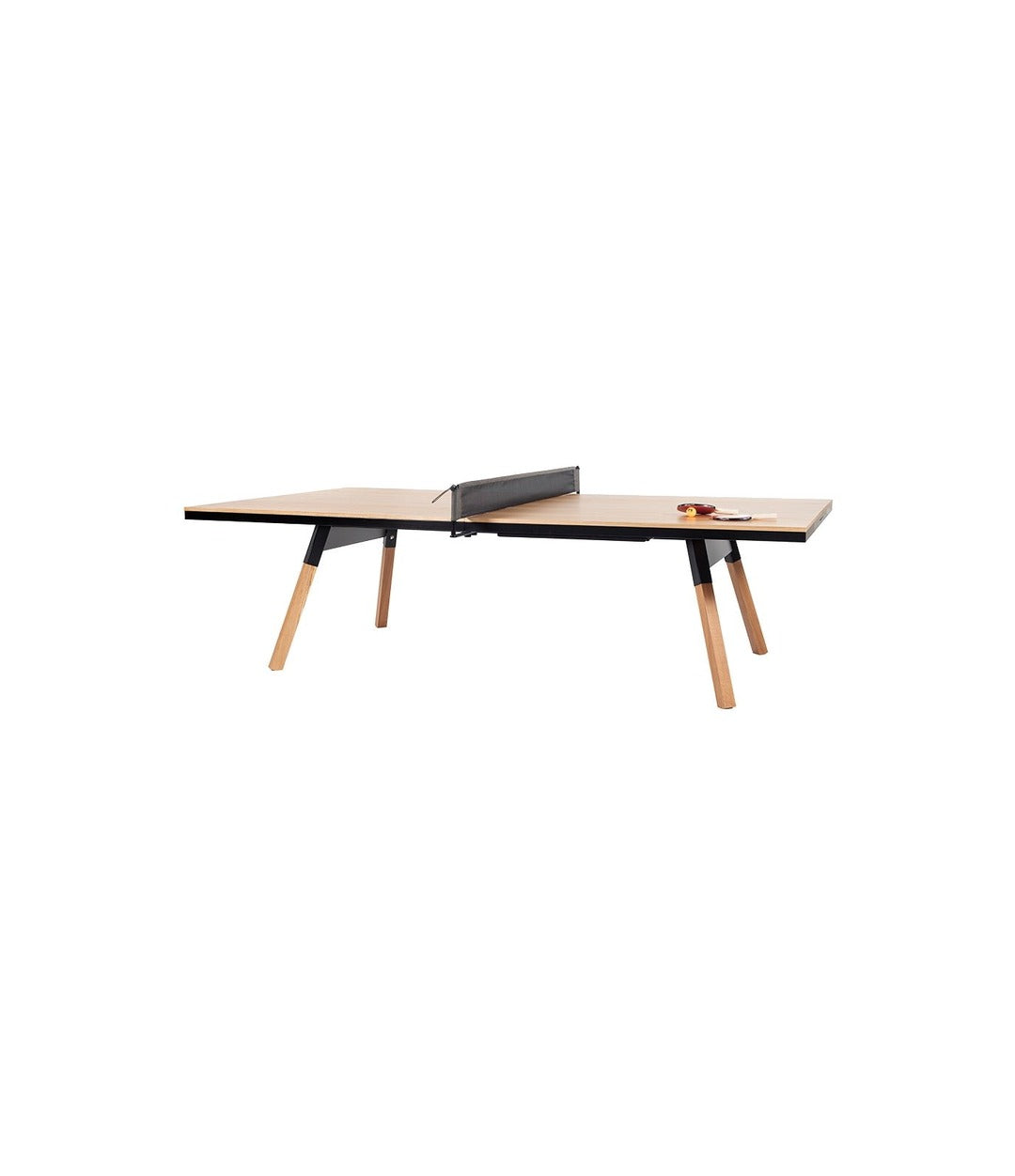 You and Me Ping Pong Table Standard by RS Barcelona in Indoor, Oak/Black – In Dubai by WSPR