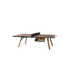 You and Me Ping Pong Table Standard by RS Barcelona in Indoor, Walnut/Black – In Dubai by WSPR