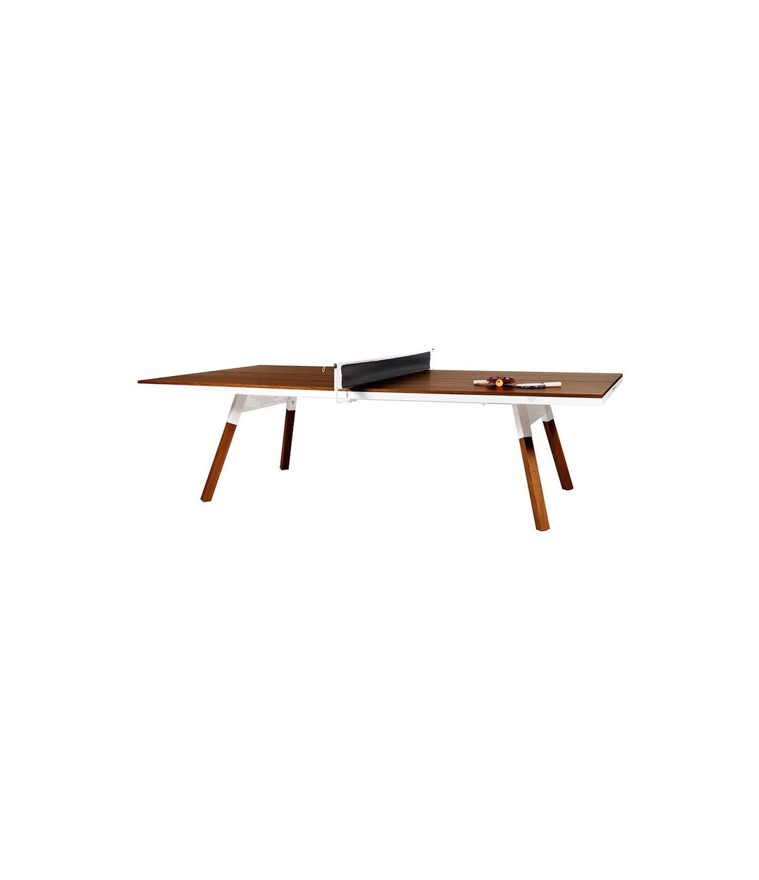 You and Me Ping Pong Table Standard by RS Barcelona in Indoor, Walnut/White – In Dubai by WSPR